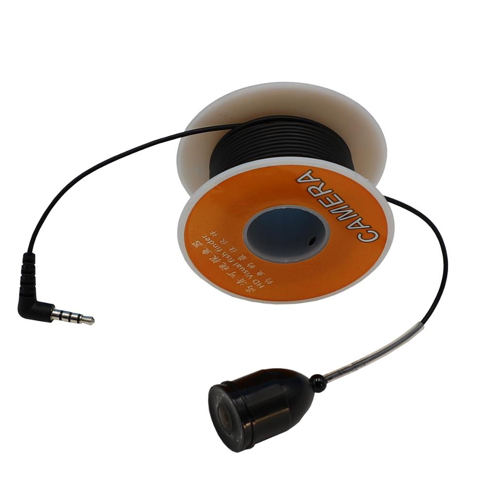 Fish Finder Cable - 魚群探知機用水中カメラ 8個IRランプ搭載 オン/オフ機能付き釣り用カメラ 15m/20mケーブル付き 7HBS交換・修理用