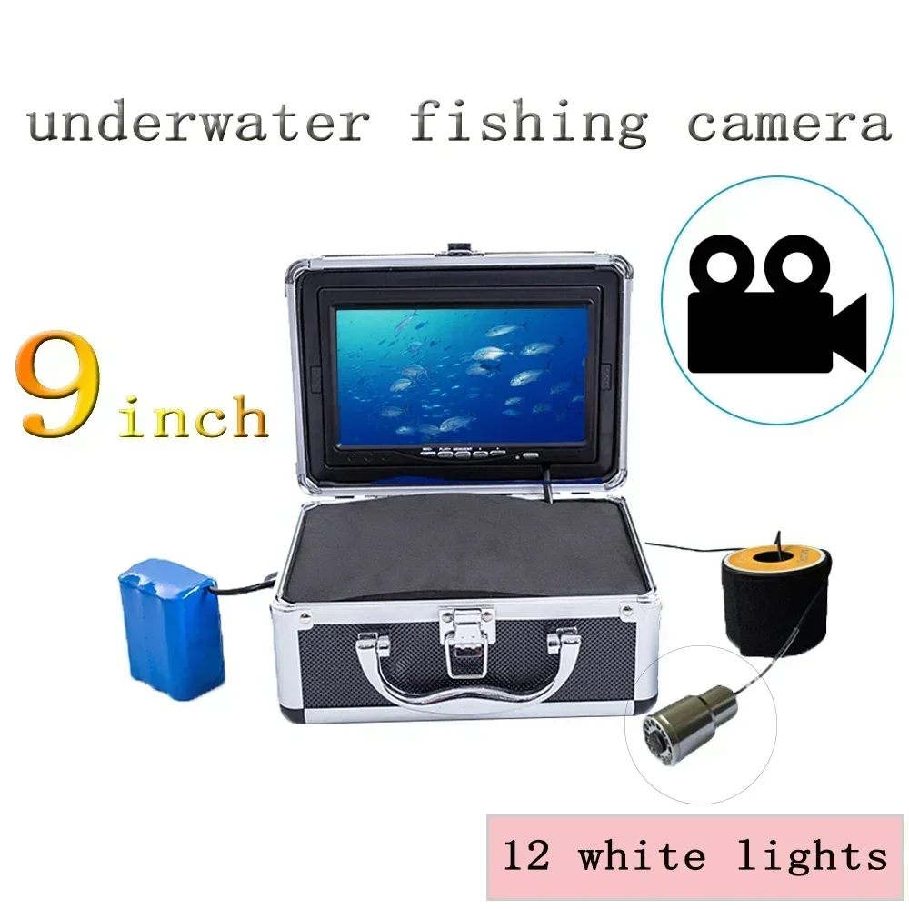 Fishing Camera - WF39 12 ハイライトホワイトライト深く防水 9 インチ LCD