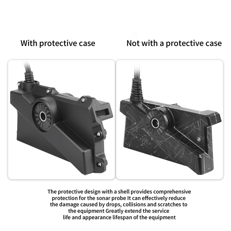 Fish Finder Mount - 2025年新型水中魚群探知機ホルダー プローブ保護カバー Garmin Livescope LVS34用