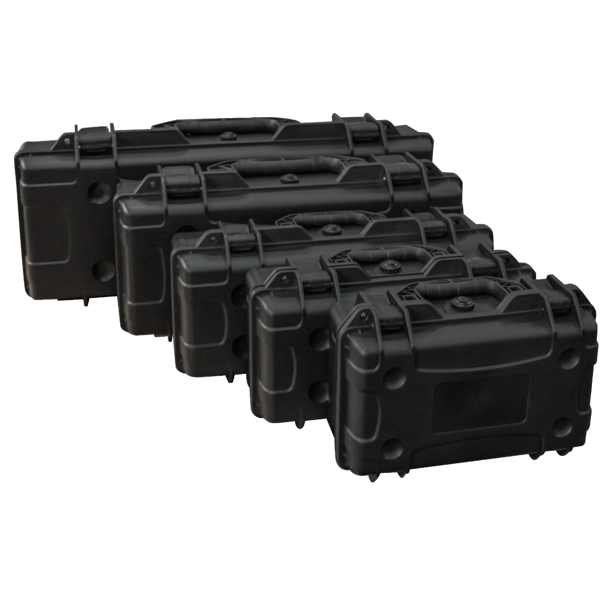 Fish Finder Case - 防水車両メンテナンスおよび修理用ツールボックス、プレカットユニバーサルフォーム付き、ハードシェルPPスーツケース、ポータブル耐摩耗性