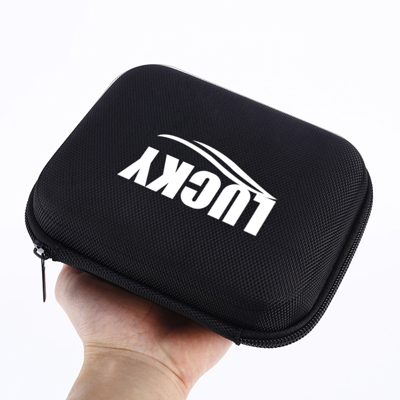 Fish Finder Case - 魚群探知機 EVA 収納袋耐圧性と落下防止ハードバッグ IPX4 防水バッグポータブル魚群探知機に適した