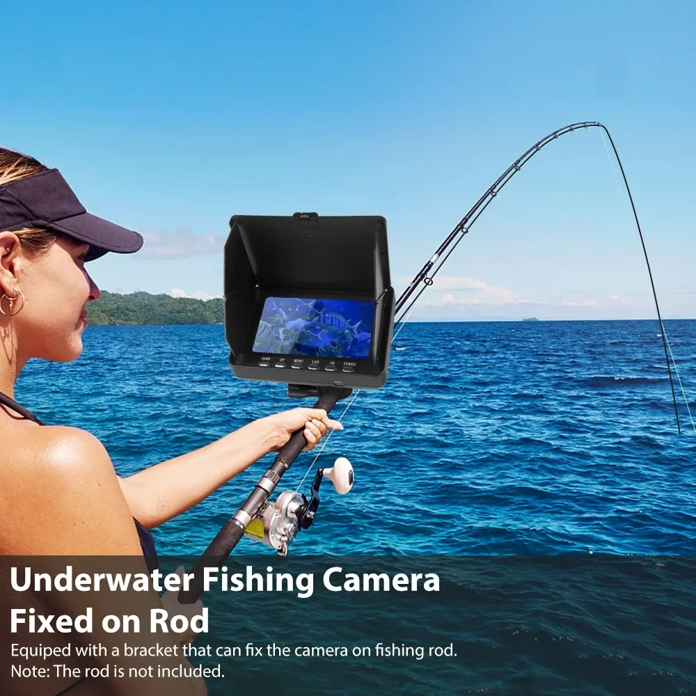 魚群探知機 5.0 インチ Lcd ディスプレイ水中釣りカメ - Fish Finder Cable のレビューと価格