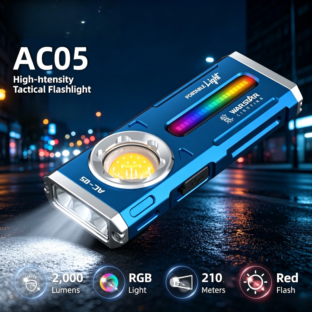 AC05 ポータブル懐中電灯 高輝度 長距離 防水トーチ ア - Fishing Light のレビューと価格