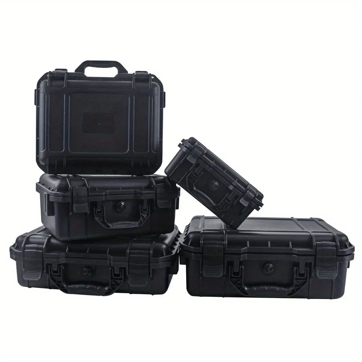 プレカットスポンジ収納ボックス付きハードハンドヘルドツールボ - Fish Finder Case のレビューと価格