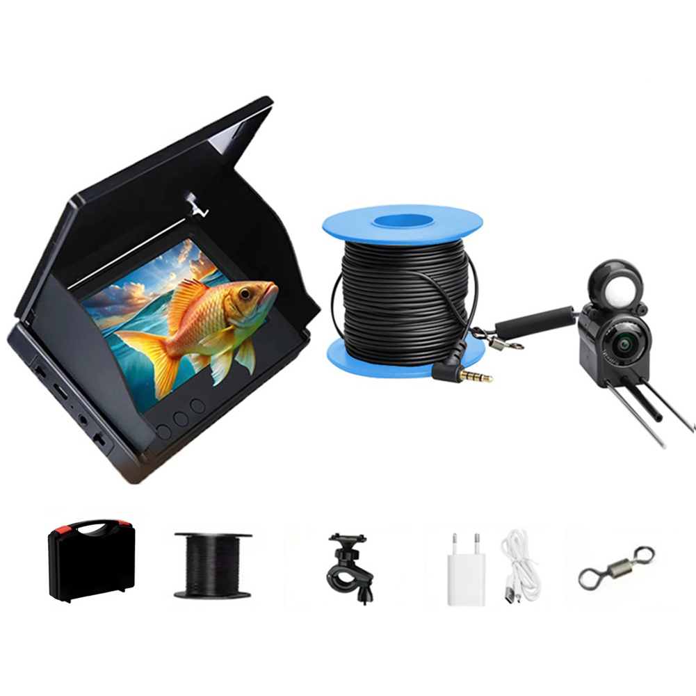 水中釣りカメラ 4.3インチ IPSモニター ポータブルビデ - Fish Finder Cable のレビューと価格