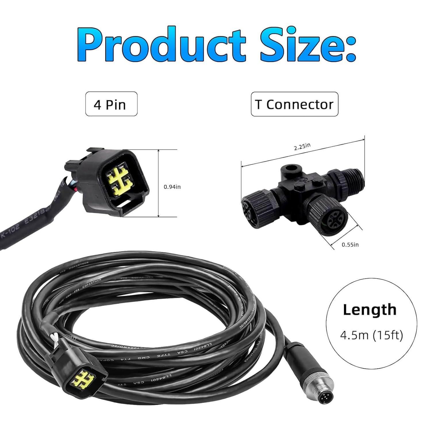 エンジンインターフェースケーブル NMEA2000 接続、ヤ - Fish Finder Cable のレビューと価格