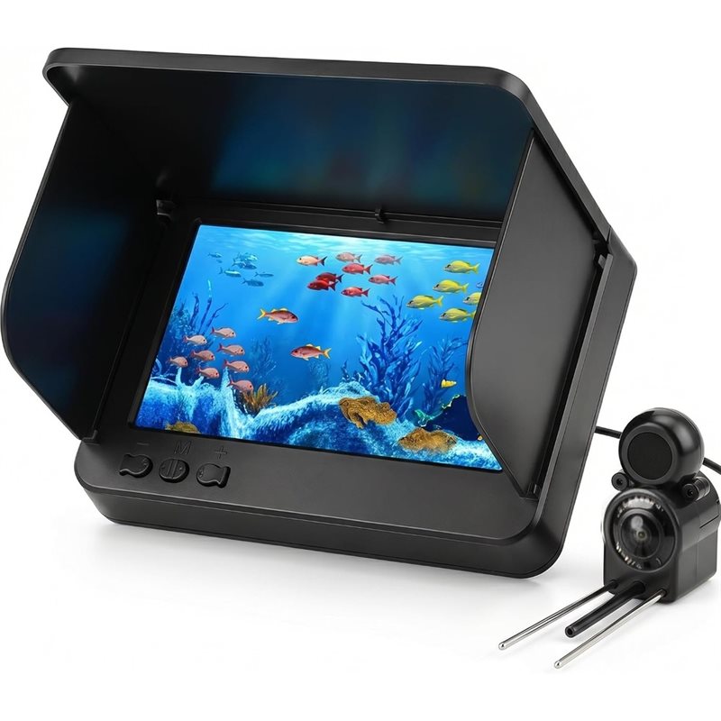 AA90-USプラグ水中釣り用探知カメラ：220 °   広 - Fish Finder Portable のレビューと価格