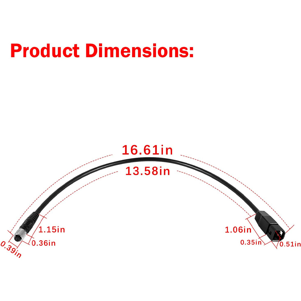 1852068 MKR-US2-8 7ピン トランスデューサ - Fish Finder Transducer のレビューと価格