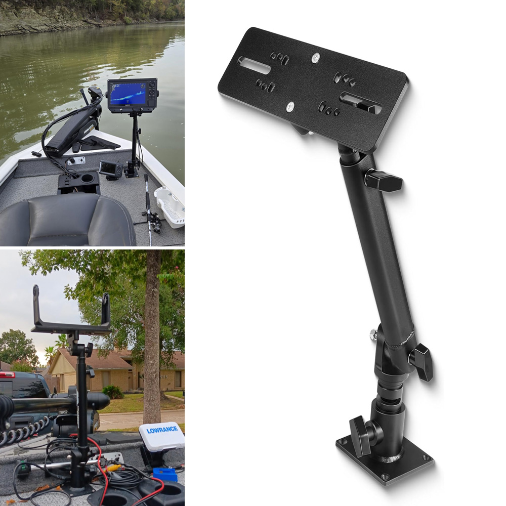 ユニバーサル魚群探知機＆チャートプロッター用マウント、高さ1 - Fish Finder Mount のレビューと価格