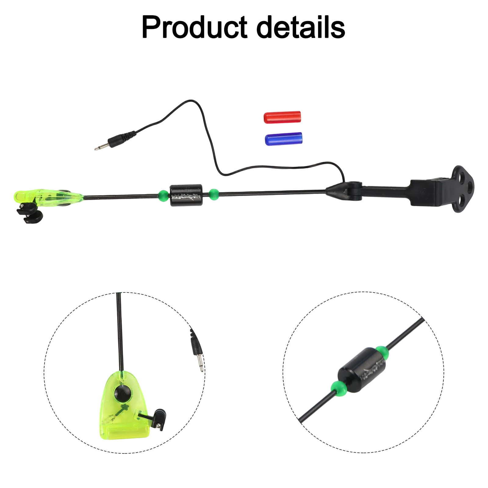 電子釣り用バイトアラーム LEDライト付き 高感度鯉スインガ - Fish Finder Cable のレビューと価格