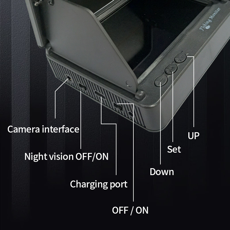 水中釣りカメラ 1080P HD カメラ赤外線ライトポータブ - Fish Finder Portable のレビューと価格
